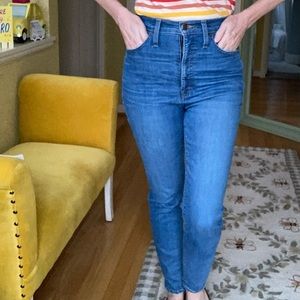 Madewell 11” high rise skinny jeans